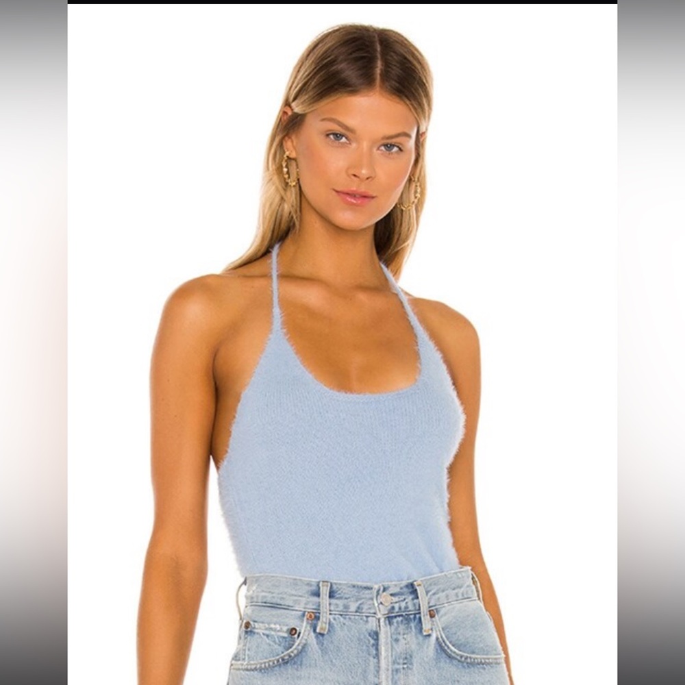 Superdown Knit Halter Top